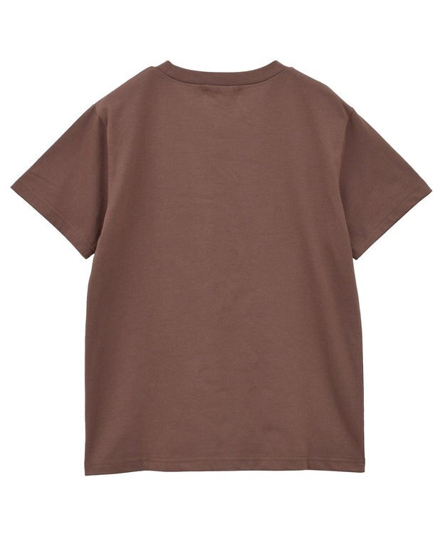 Green Parks ・ｓｗｉｎｇ　ｂｙ　リボンモチーフコード刺繍ＴＥＥ Brown