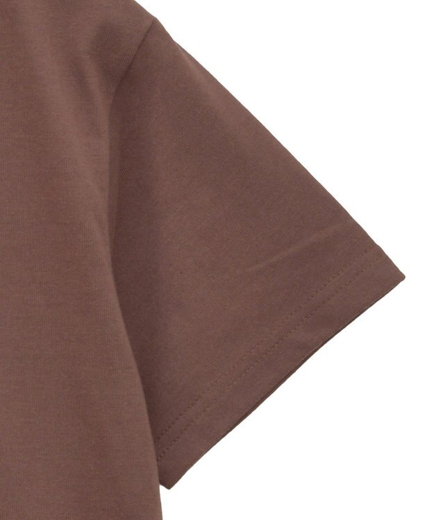 Green Parks ・ｓｗｉｎｇ　ｂｙ　リボンモチーフコード刺繍ＴＥＥ Brown