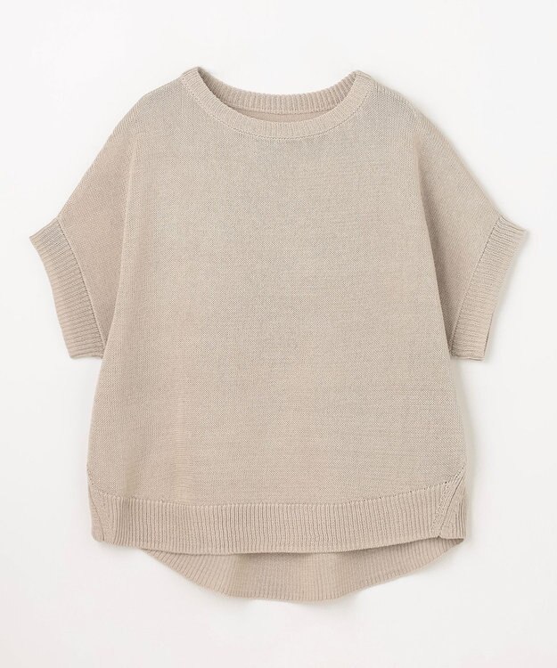 ANY ラミータッチオーバーニット サンドベージュ