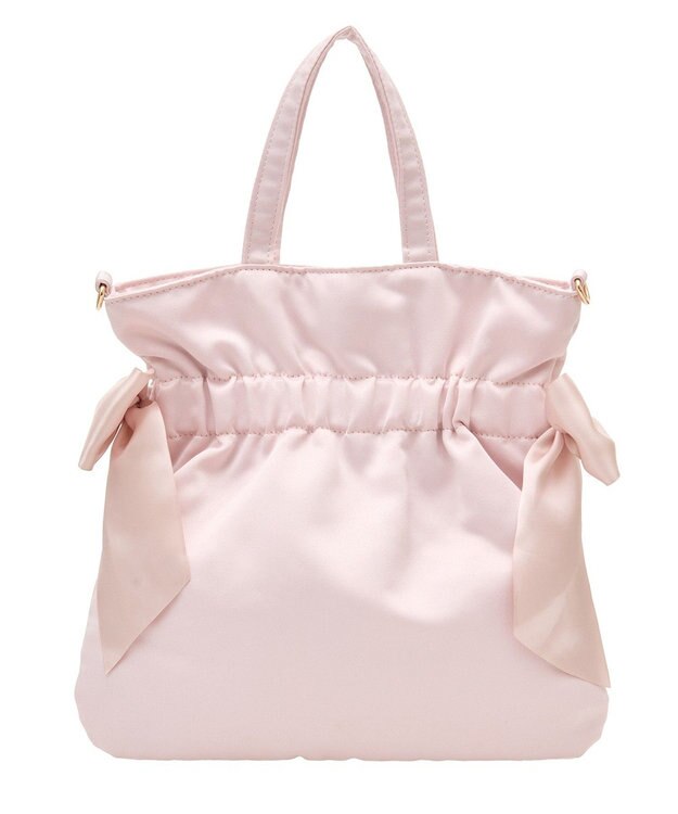 Maison de FLEUR sakuraダブルリボン2Wayトートバッグ Pink