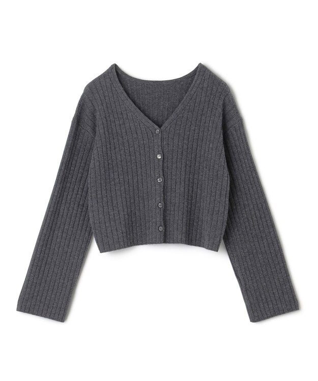 uncrave ウール ナイロン 2WAY ニット（uncrave STANDARD） チャコール