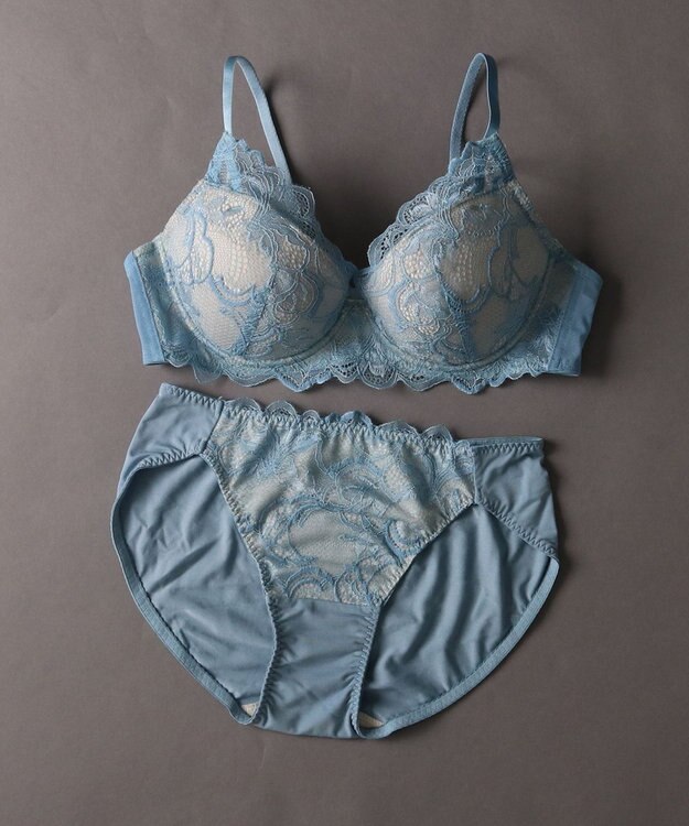 Wing ショーツ 【ハイライトブラ】 CB4000とペア やさしいフィット感 はきこみ丈あさめ CF4000 ウイング／ワコール ブルー