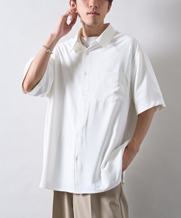 CRAFT STANDARD BOUTIQUE 【クールドライ】イージーケアシャツ White