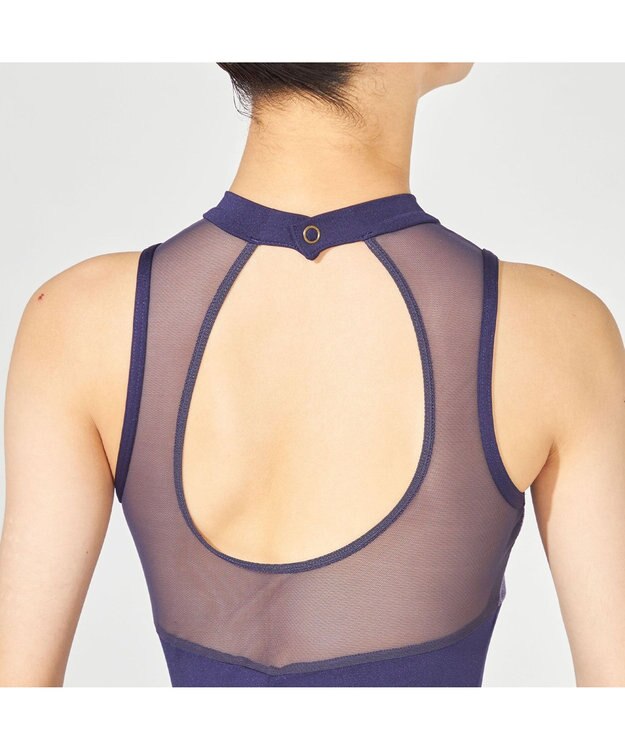 Chacott ハイネックレオタード ヴァイオレット