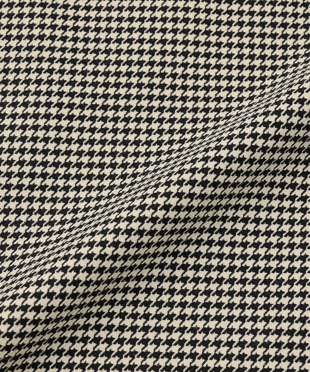 23区 S ガンクラブチェックストレッチ ワンピース モノトーンチェック