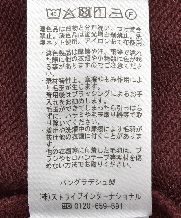 AMERICAN HOLIC Vネックワンポイントロゴスウェットプルオーバー Charcoal Gray