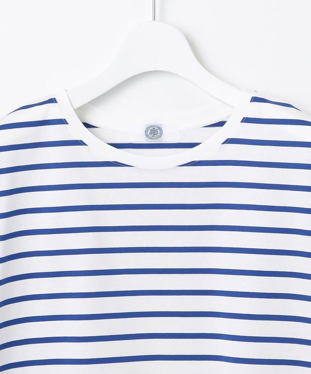 J.PRESS LADIES 【WEB限定カラーあり・洗える】ULTIM天竺ボーダー カットソー 【WEB限定カラー】オフ×ブルーボーダー系