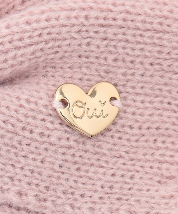 ANY KIDS ケーブルニットマフラー ピンク