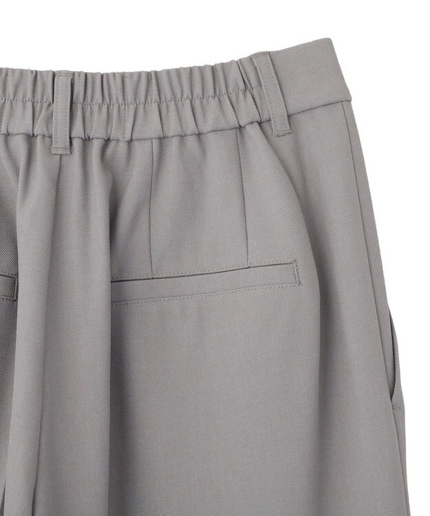 Green Parks きれシルストレートワイドパンツ Gray