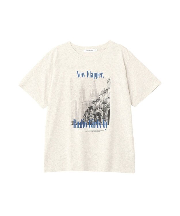 AMERICAN HOLIC フォトプリント半袖Ｔシャツ Oatmeal