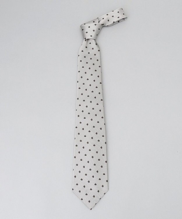 GOTAIRIKU GOTAIRIKU別注【日本製】シルク ネクタイ_オリジナル柄 ベージュ系8