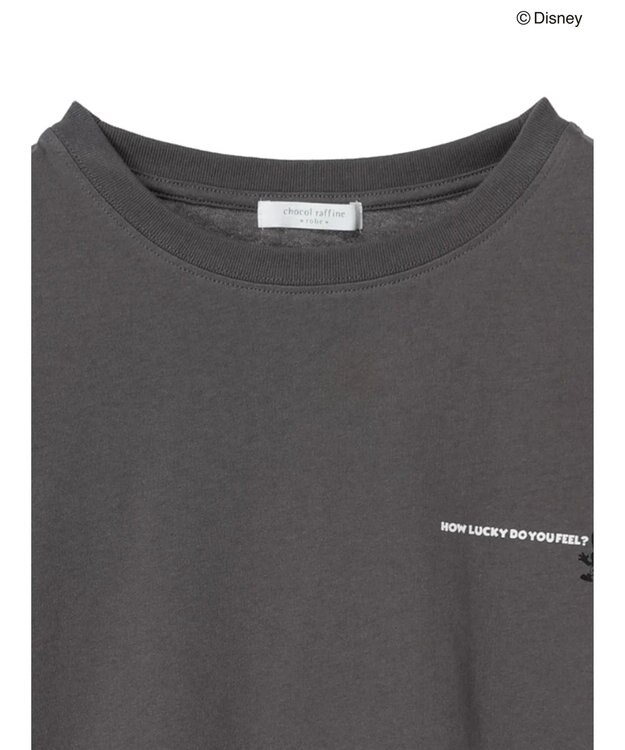 Green Parks オズワルド／バックプリント半袖ＴＥＥ Charcoal Gray