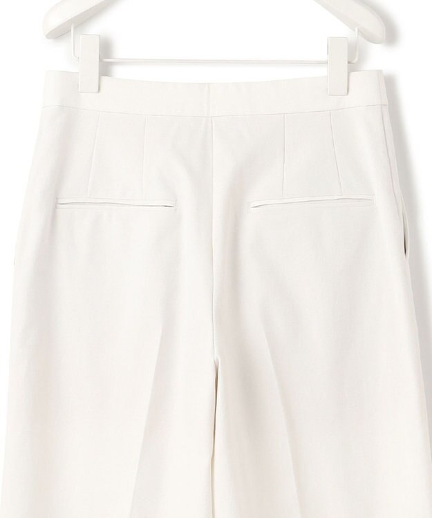 ICB 【洗える】 シェルタリングドライオックス ワイドパンツ オフホワイト系