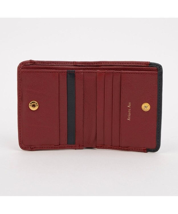 UNBILLION アトランタ ATLANTA / 牛革二つ折り財布 レッド