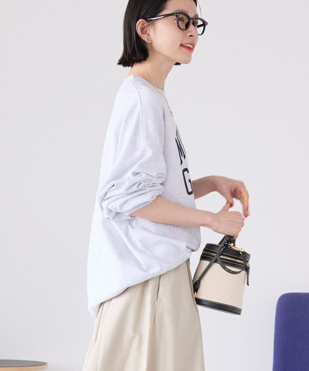 AMERICAN HOLIC カレッジロゴ裏毛プルオーバー Gray Mixture