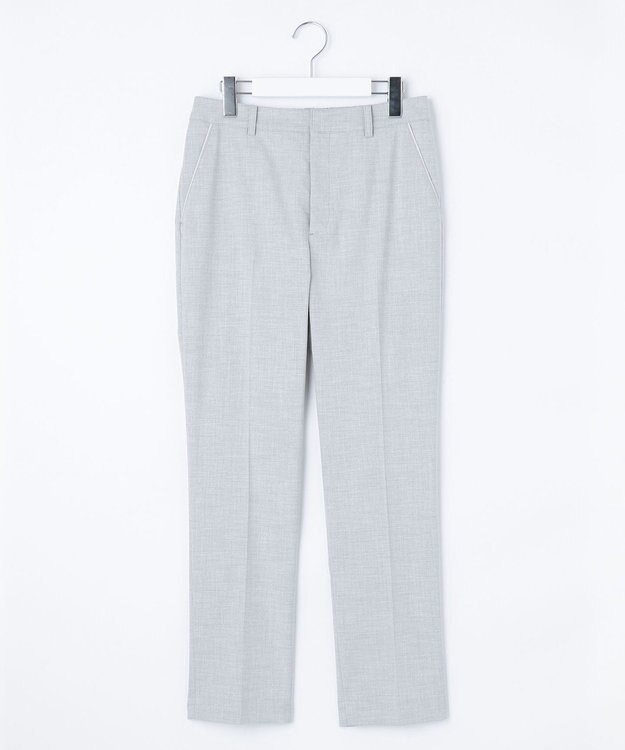 J.PRESS LADIES 【洗える】CARREMAN 2WAY テーパード パンツ ライトグレー系