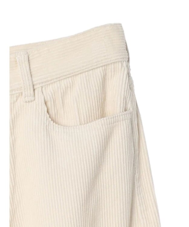 AMERICAN HOLIC コーデュロイコクーンパンツ Ivory