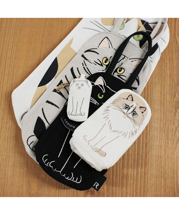 ROOTOTE 1297【5点セット】EU.アニリョーシカ.ネコリョーシカ-A 01：ネコ