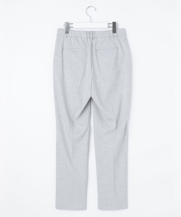 J.PRESS LADIES 【洗える】CARREMAN 2WAY テーパード パンツ ライトグレー系