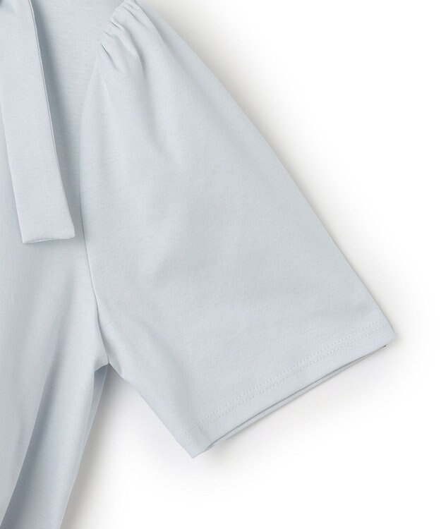 TOCCA 【洗える】AIR TEE リボン Tシャツ スカイブルー系