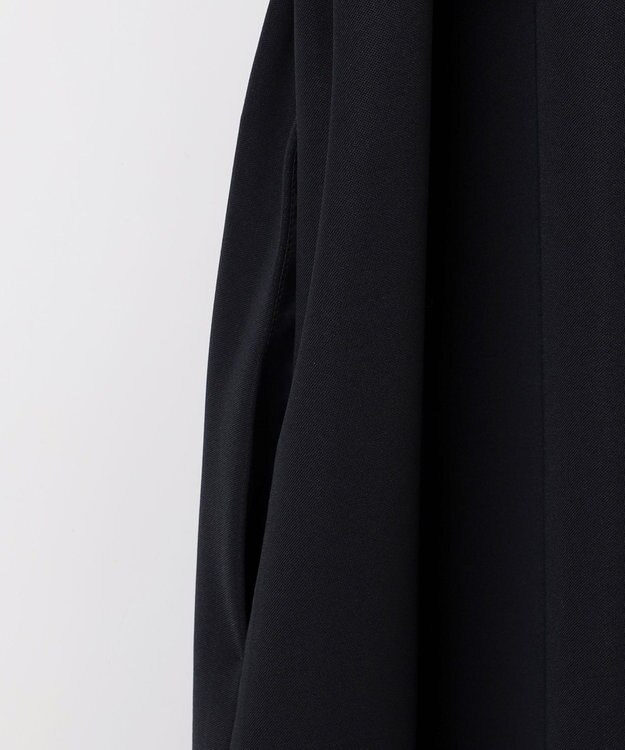 組曲 L 【KUMIKYOKU NAVY】フロントタックドレス ネイビー系