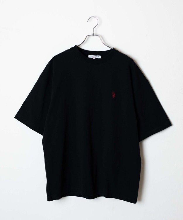 WEGO 【ユニセックス着用ITEM】別注USPOLO　ヘビーウエイトBIGT（S） ブラック