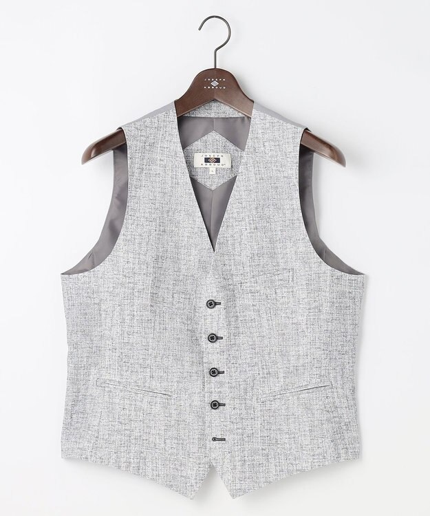 JOSEPH ABBOUD 【多機能シリーズがさらに薄く新開発】ライトウェーブライト ベスト ライトグレー系26SSカラー