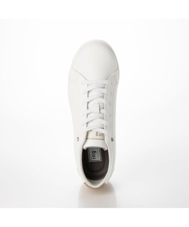 ing <ing>晴雨兼用スポーツスニーカー ホワイト