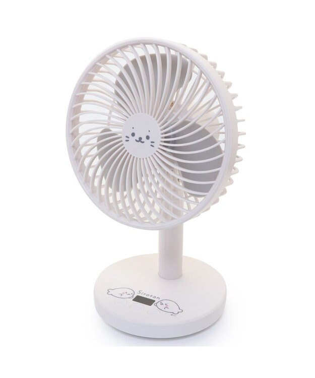 Mother garden しろたん スタンドデスクファンミニ 卓上扇風機 -