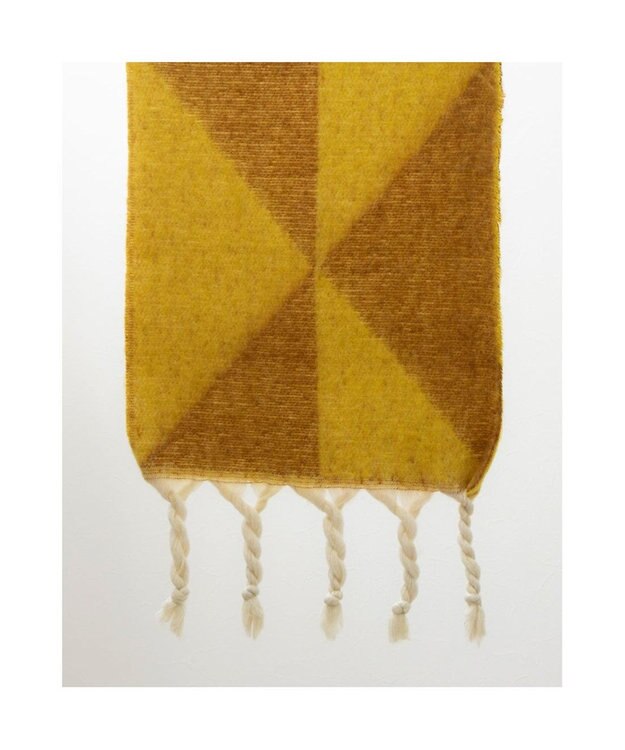 UNBILLION カカトゥ kakatoo / シャギーマルチカラーマフラー サックスブルーミックス