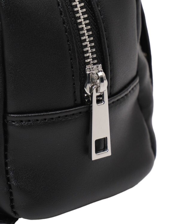 WEGO ミラー付きボストンバッグ ブラック