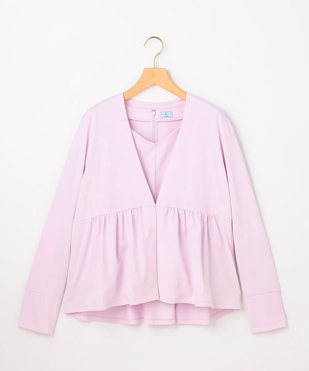 組曲 S 【美人LABコラボ】ビューティーファンクションジャージー ハートラインアンサンブル ピンク系