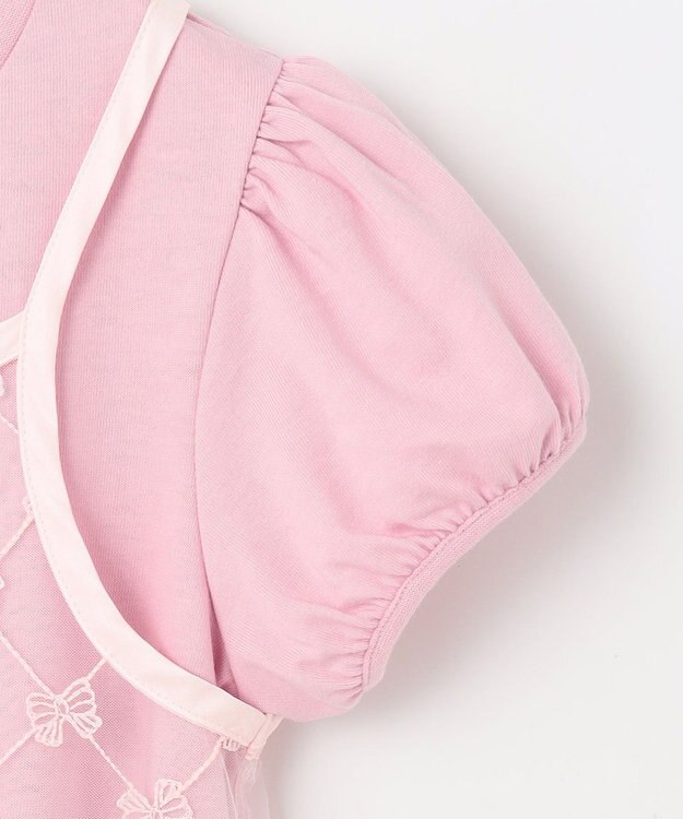 ANY KIDS チュールキャミソール付き ワンピース ピンク