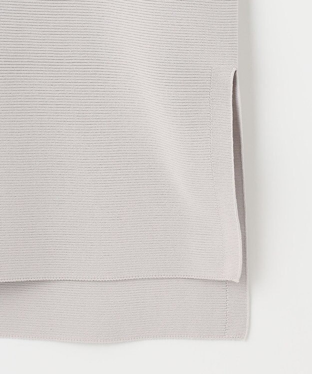 自由区 【洗える】コットンストレッチホールガーメント ベスト ライトグレー系