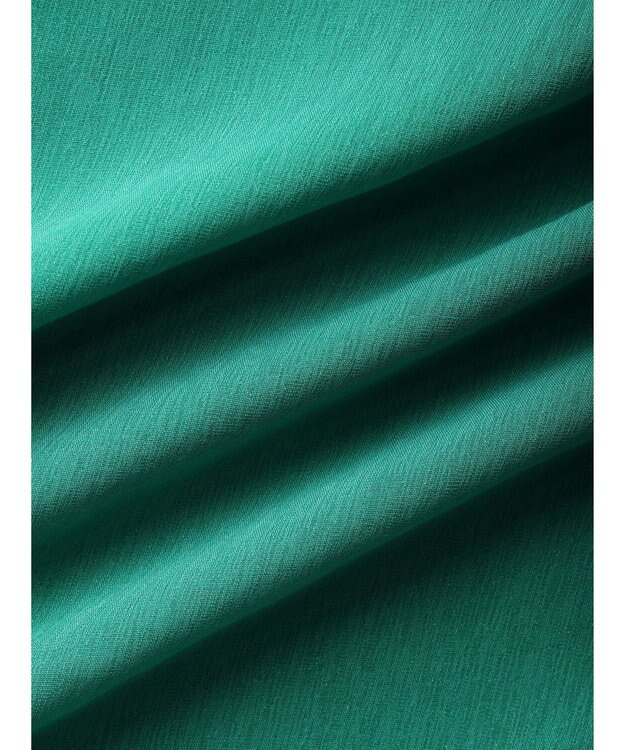 AMERICAN HOLIC 接触冷感５分袖変形ドルマンシアーシャツ Green