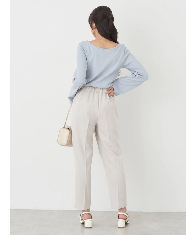 earth music&ecology テーパードパンツ Light Beige