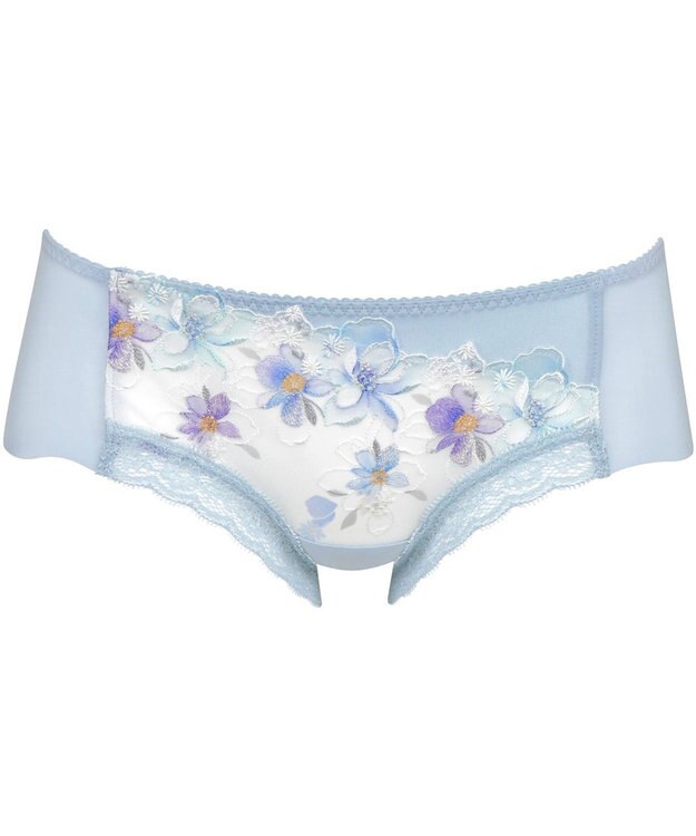 WACOAL ボーイレングス ショーツ 【ハグするブラ】 BRB498とペア はきこみ丈あさめ 全方向ストレッチ(バック) レディース PRA698 /ワコール ブルー