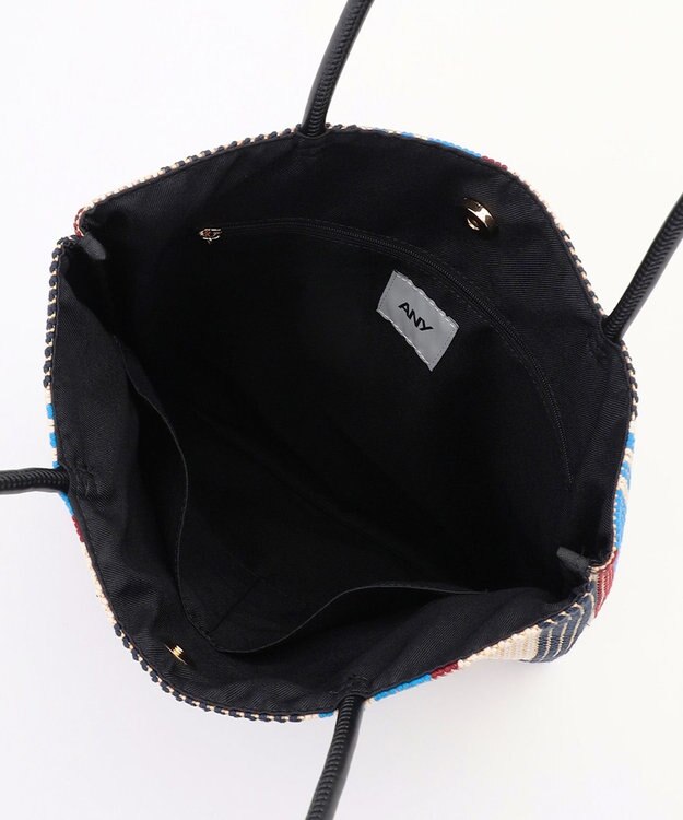 ANY ジュートトートバッグ ブラック系