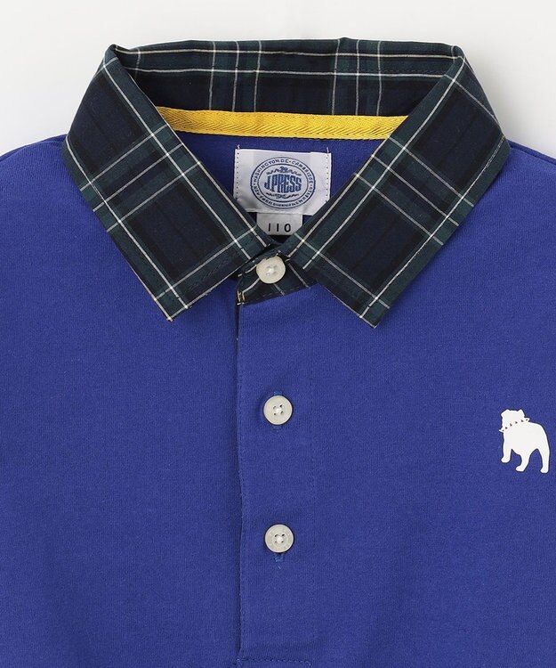 J.PRESS KIDS 【110-130cm】ブル ポロシャツ ロイヤルブルー系