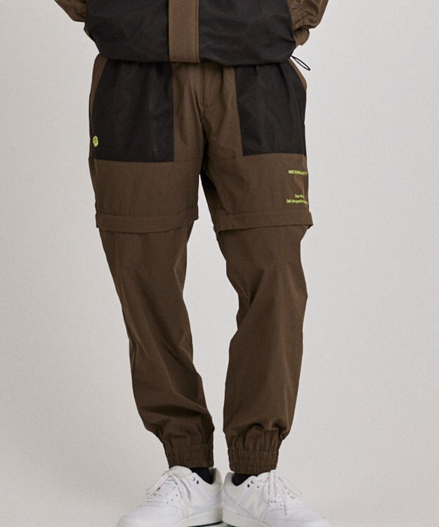 PW CIRCULUS 【撥水加工/軽量/ストレッチ】【MEN】デタッチャブルパンツ カーキ系