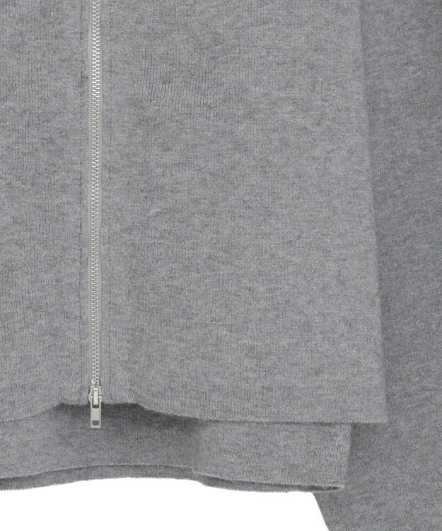 Green Parks SET2点Zipニットカーディガン+アメスリタンク Gray Mixture