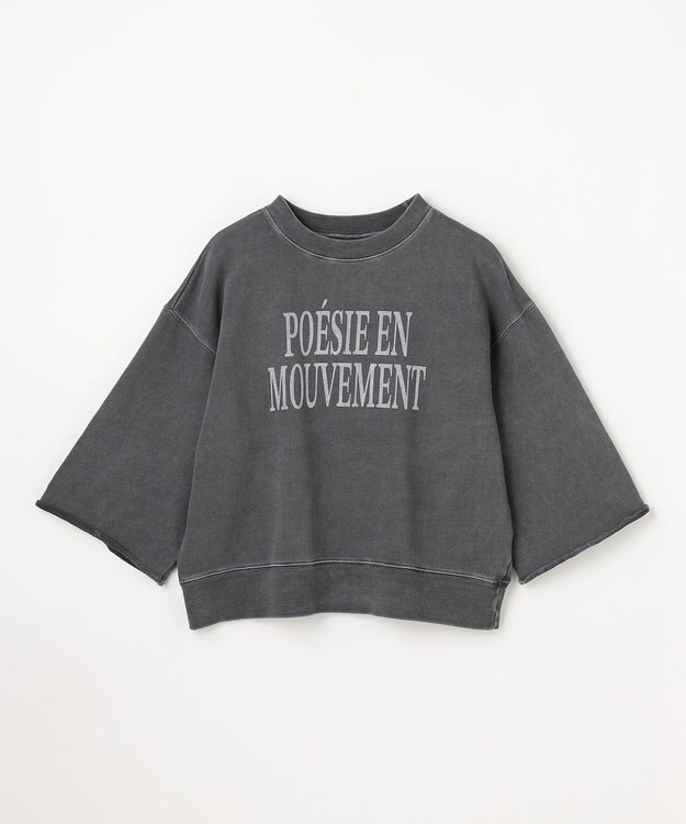 ANY ピグメントロゴスウェット スレート