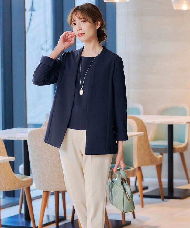 Tiaclasse 【安田美沙子さん着用・2way】オーバルパールロングネックレス シルバー