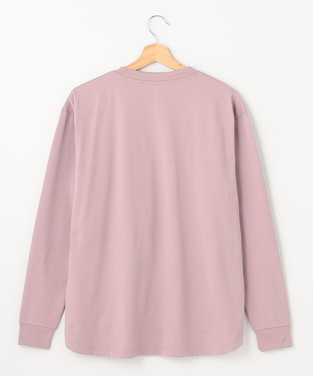 SHARE PARK LADIES 【LADIES】吸水速乾 フロントプリントTシャツ スモークピンク