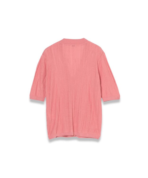 JOSEPH クリンクルリブ　カーディガン Blush