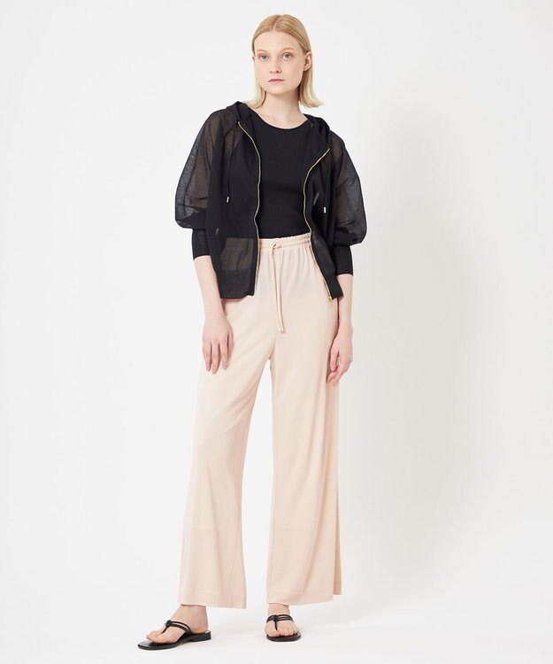 BEIGE， YUZU / ニットパーカー Black