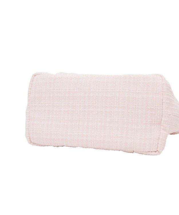 Maison de FLEUR ツイードボリュームリボントートバッグ Pink