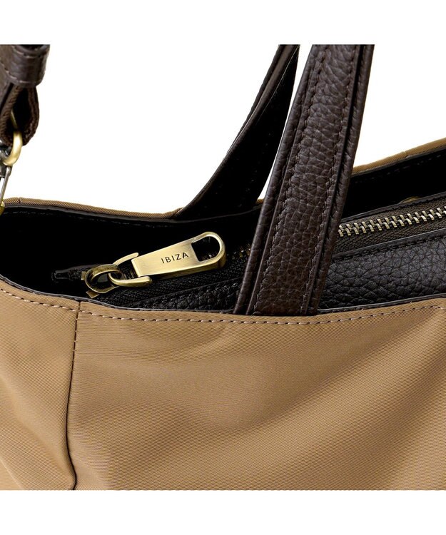 IBIZA ディアリオ　ナイロン　2WAYバッグ オーク