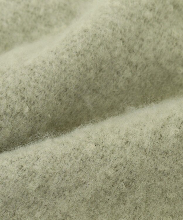 Green Parks ・ソリッドスラブニットマフラー Light Green