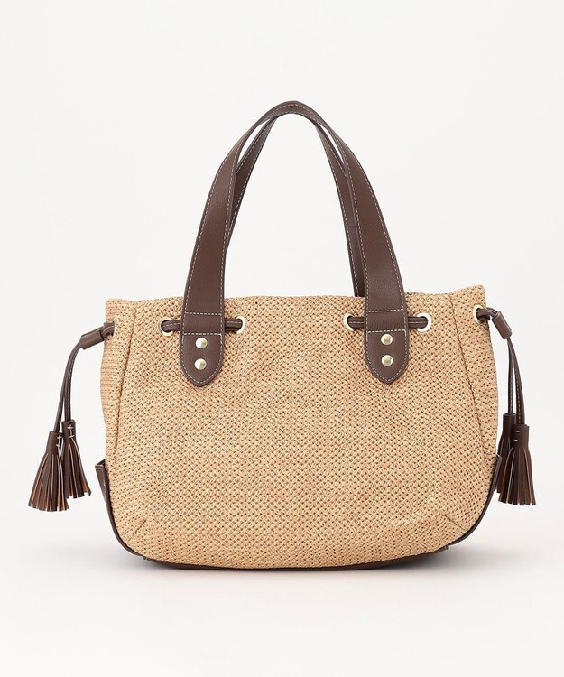 LA BAGAGERIE サイドタッセルサマートート　Mサイズ ベージュ